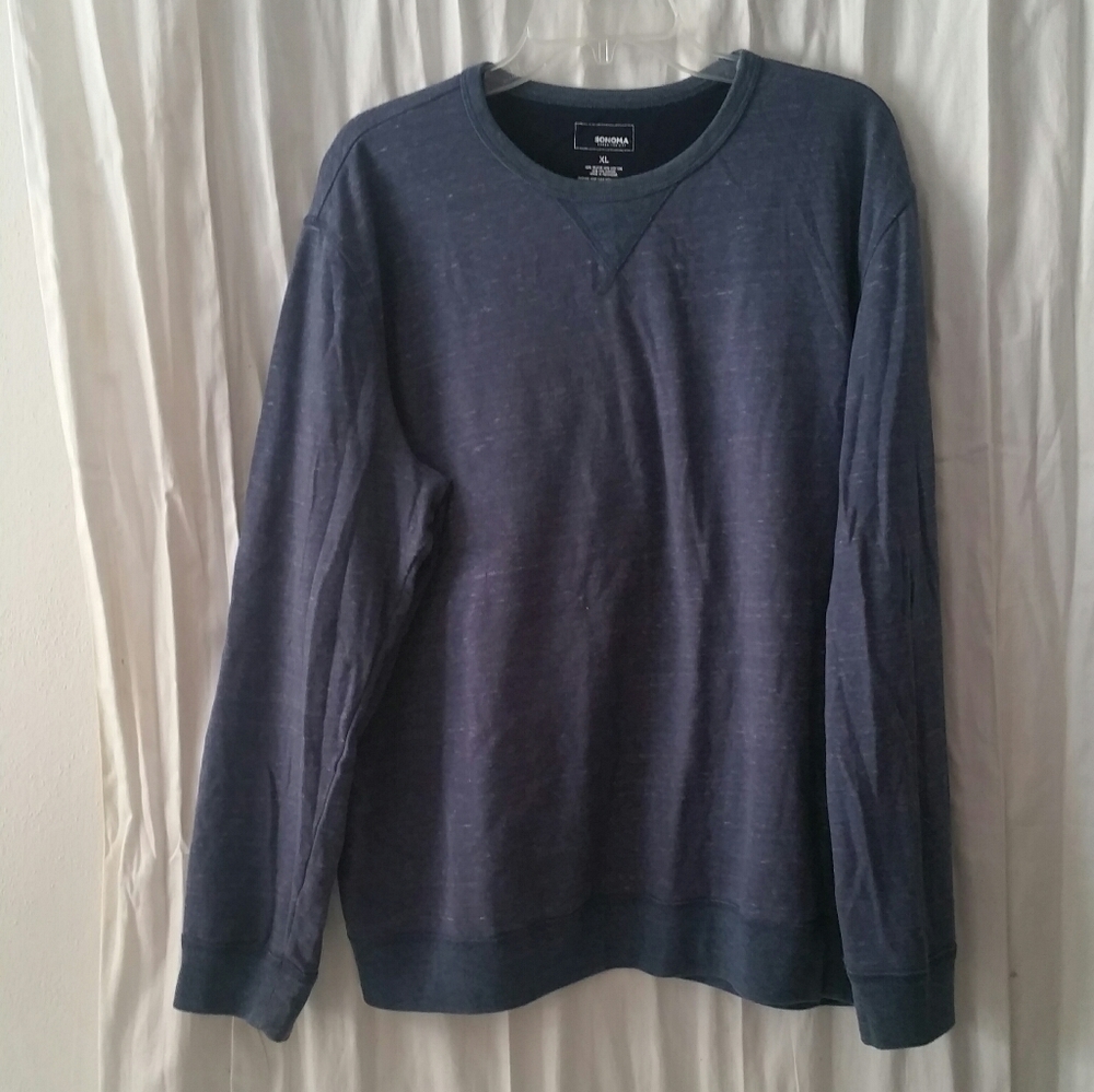 Blue long sleeve t-shirt, xl